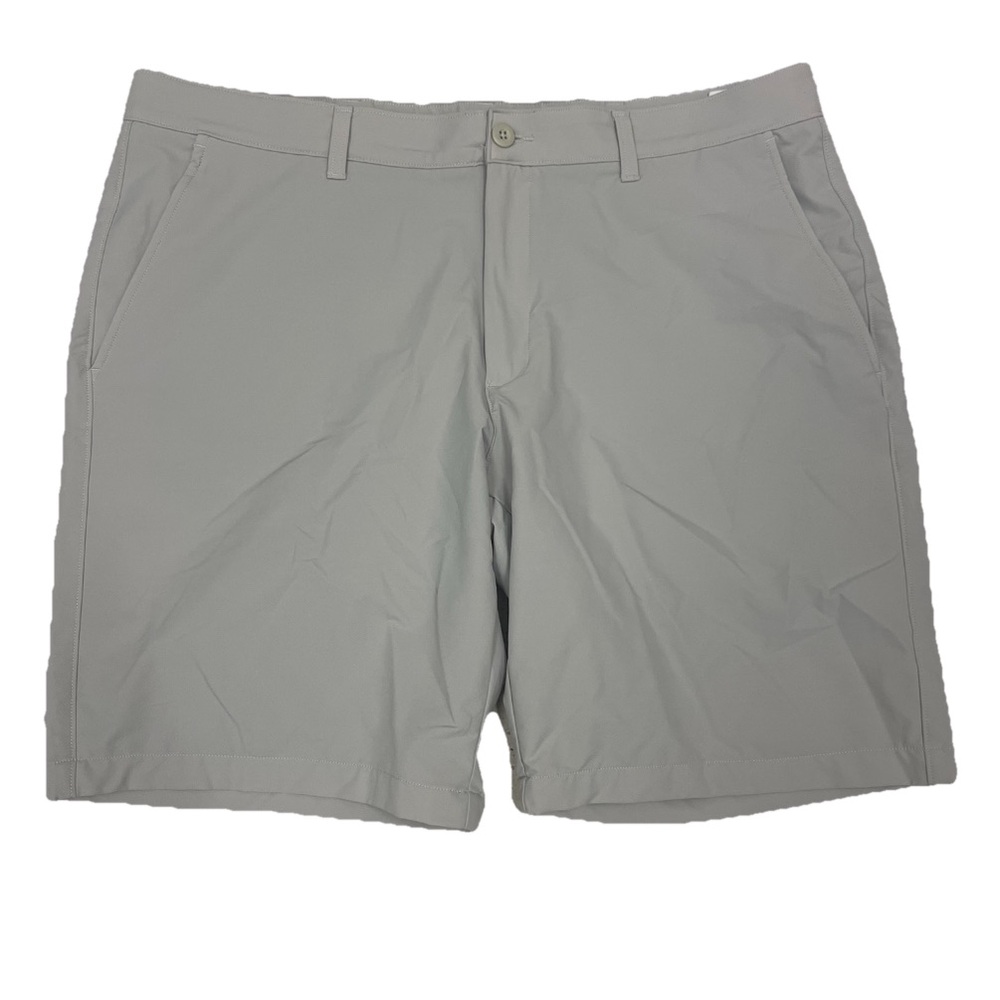 Under Armour Matchplay Shorts Men’s Khaki Flat Front Performance Golf Shorts 42